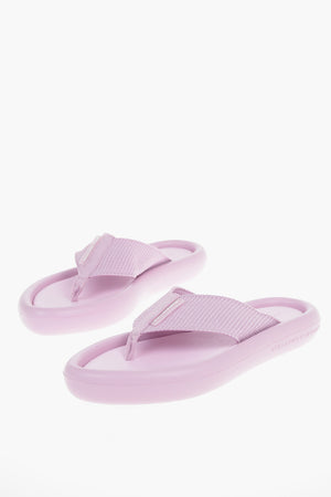 Canvas Pointed-Toe Flip-Flops AIR SLIDE