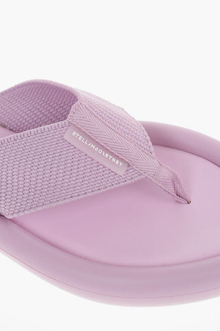 Canvas Pointed-Toe Flip-Flops AIR SLIDE