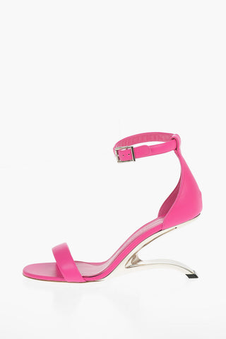 Sandali in Pelle REVERSE con Cinturino alla Caviglia 8cm