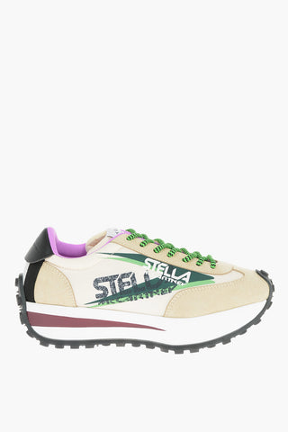 RECLYPSE Faux-leather and Nylon Lace-up Sneakers with Debossed Logo