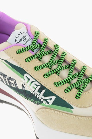 RECLYPSE Faux-leather and Nylon Lace-up Sneakers with Debossed Logo
