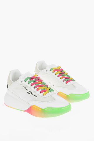 Nylon LOOP Low-top Sneakers with Fluo-Chunky Sole