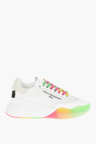 Nylon LOOP Low-top Sneakers with Fluo-Chunky Sole