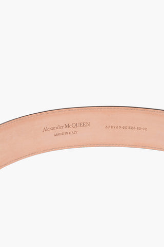 Metal Buckle MELTING Leather Belt