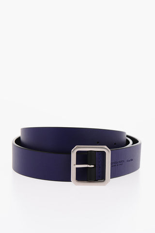 Metal Buckle Reversible Leather Belt 30mm