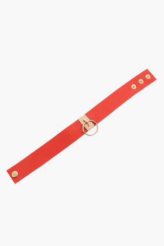 Leather JACOB Choker Necklace