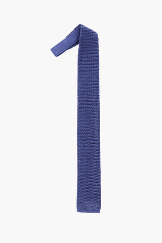 Silk-crochet Squared Tie