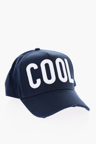 Cotton-gabardine COOL Cap with Debossed Embroideries