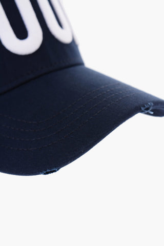Cotton-gabardine COOL Cap with Debossed Embroideries