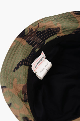Camouflage-Printed SKULL Bucket Hat