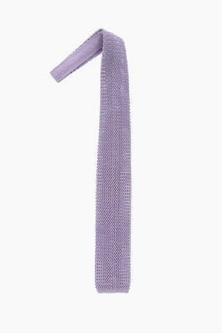 Silk-crochet Squared Tie