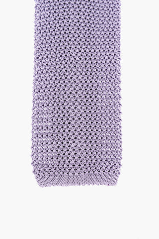 Silk-crochet Squared Tie