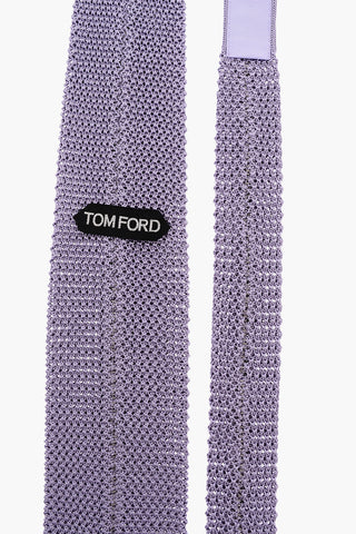 Silk-crochet Squared Tie