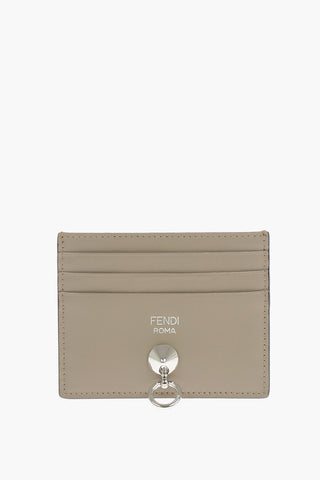 Leather LIBERTY Card Holder with Ring-embellishment