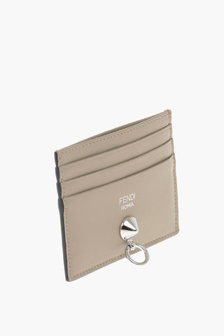 Leather LIBERTY Card Holder with Ring-embellishment