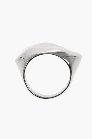Silver-Tone Brass Ring
