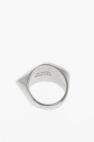 Silver-Tone Brass Ring