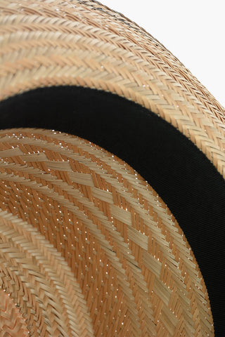 Iraka-straw KERALA Hat Detailed with Pom Poms