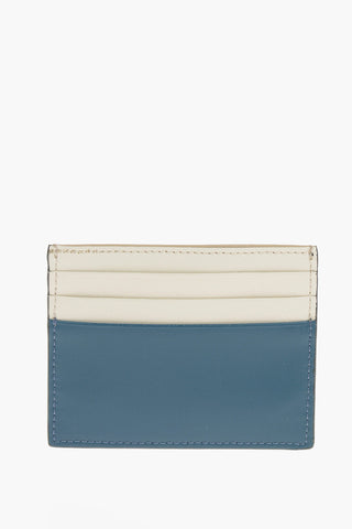 Leather LIBERTY Card Holder with Ring-embellishment