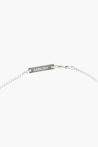 Silver SSS CIG CASE Necklace with Cylinder-shaped Pendant