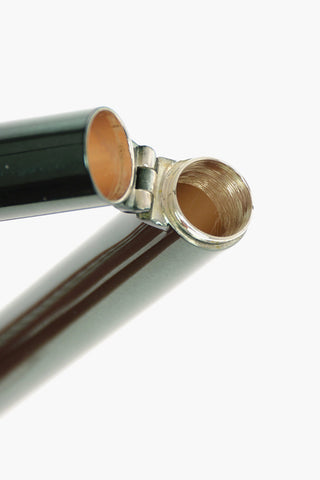 Silver SSS CIG CASE Necklace with Cylinder-shaped Pendant