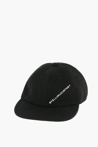 Cappello da Baseball in Cotone con Logo Ricamato