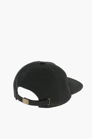 Cappello da Baseball in Cotone con Logo Ricamato