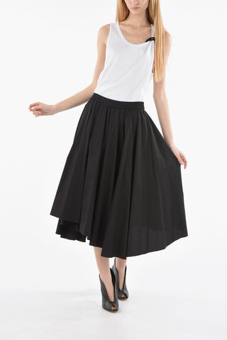 MICHAEL Elastic Waist Flared Skirt