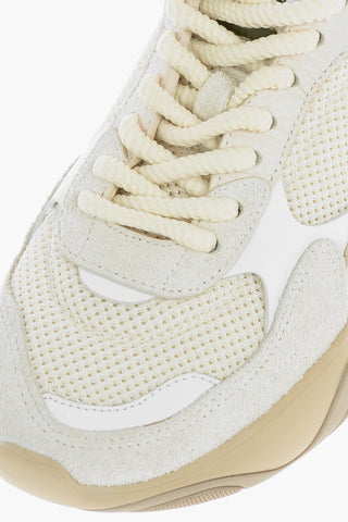 Fabric and Suede BUBBLEBACK Lace-up Low Sneakers