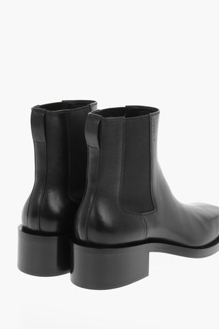 Calfskin CHELSEA Ankle Boots with Square Toe