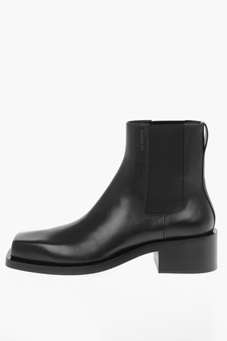 Calfskin CHELSEA Ankle Boots with Square Toe