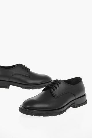 Calfskin SLIM TRADE Lace-up Derby Shoes