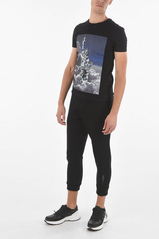 Printed RISING PRESIDENT Crewneck T-shirt
