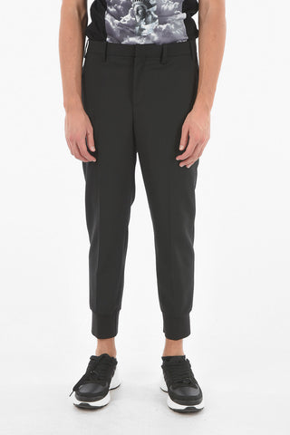 Low Waist Slim Fit TRAVEL Pants with Cuff Ankle