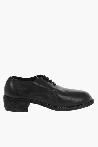 Leather Derby Shoes With Leather Soles