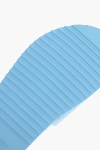Embossed Monogram Motif Rubber Sliders