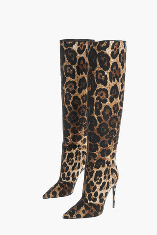 Animal Patterned CARDINALE Over the Knee Boots 11cm