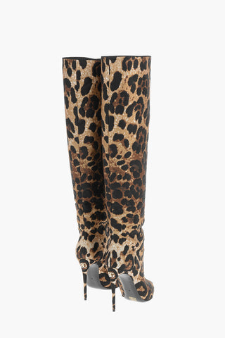 Animal Patterned CARDINALE Over the Knee Boots 11cm