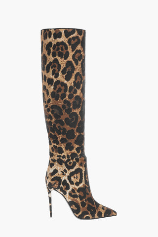 Animal Patterned CARDINALE Over the Knee Boots 11cm