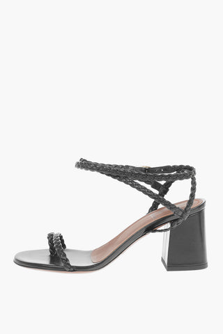 Lace-up Ankle Nappa Thong Sandals 6cm