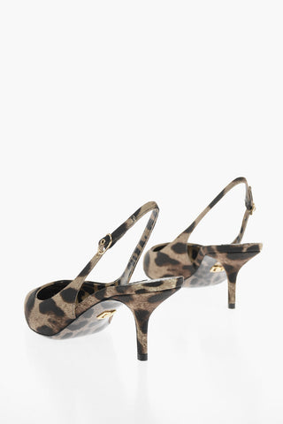 Animal Patterned CARDINALE Slingbacks 6cm