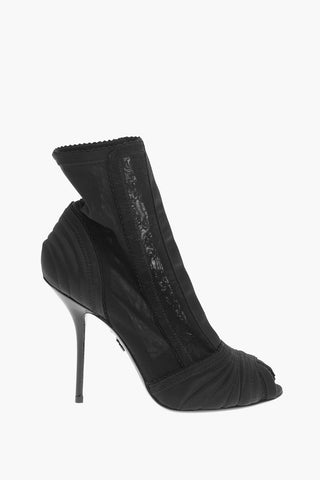 Corset Design BETTE Satin and Lace Booties 11cm