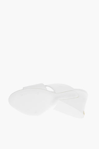 Geometric Heel KEIRA Leather Mules 11cm