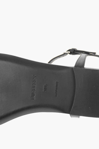 Leather Flat Thong Sandals