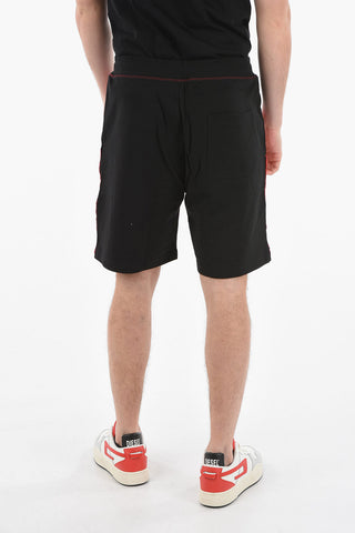 Two-Tone Logo Cracked P-MUSTIN Shorts