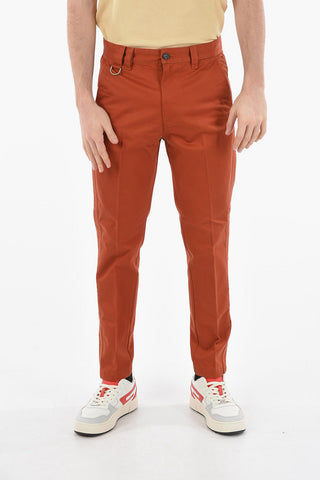 4 Pockets P-FRANCIS-CL Pants with Ankle Buttons