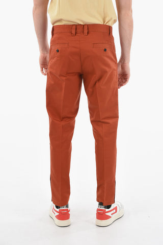 4 Pockets P-FRANCIS-CL Pants with Ankle Buttons