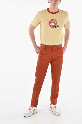4 Pockets P-FRANCIS-CL Pants with Ankle Buttons