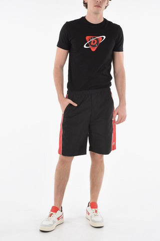 Contrasting Side Bands P-SPORTS Shorts