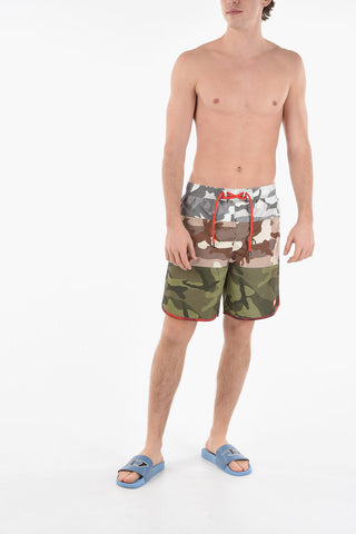 RED TAG Camouflage BMBX-REEF-50 Swim Shorts